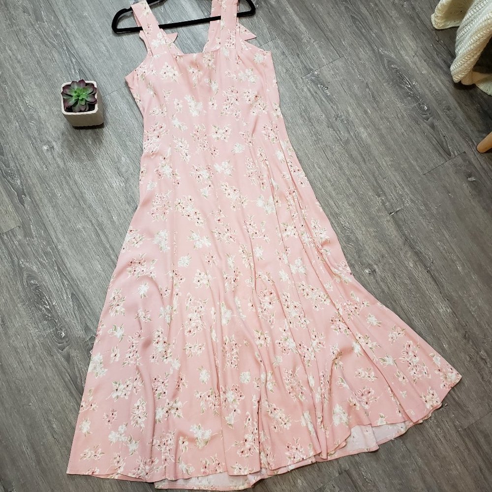 Joseph Ribkoff Vintage Cottagecore Pink Floral Dress 10 - Picture 3 of 10
